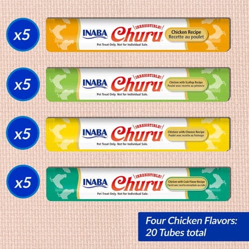 Churu Puree Chicken Variety Box Cat Treats