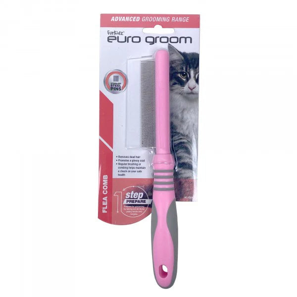 FurKidz Euro Groom Cat Flea Comb