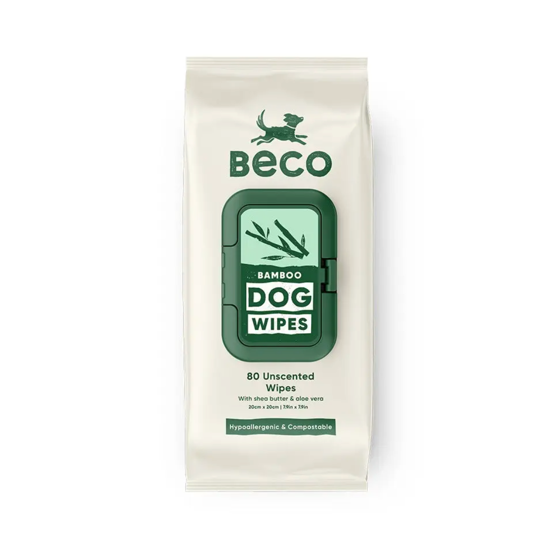 BECO Unscented Dog Wipes