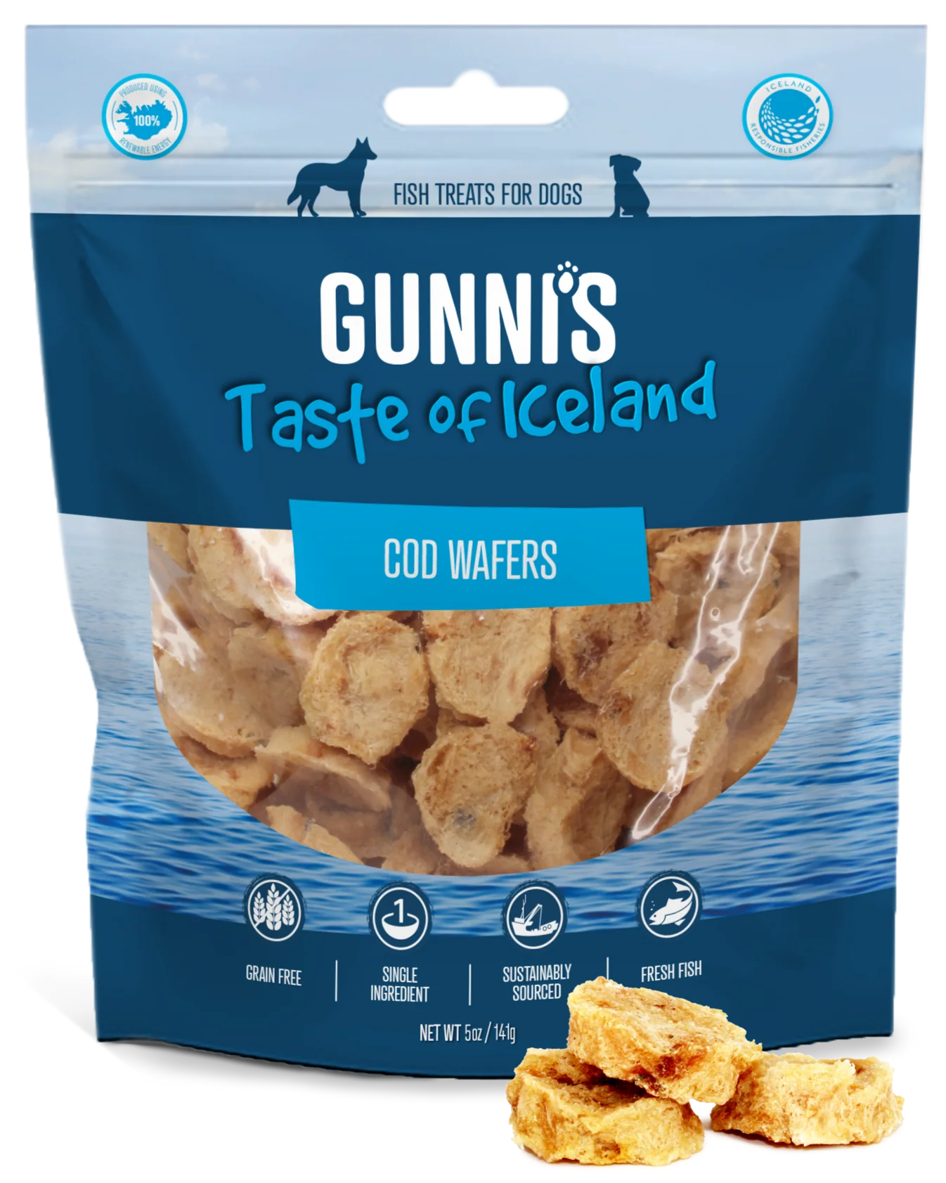 Gunni's Cod Wafers 141g