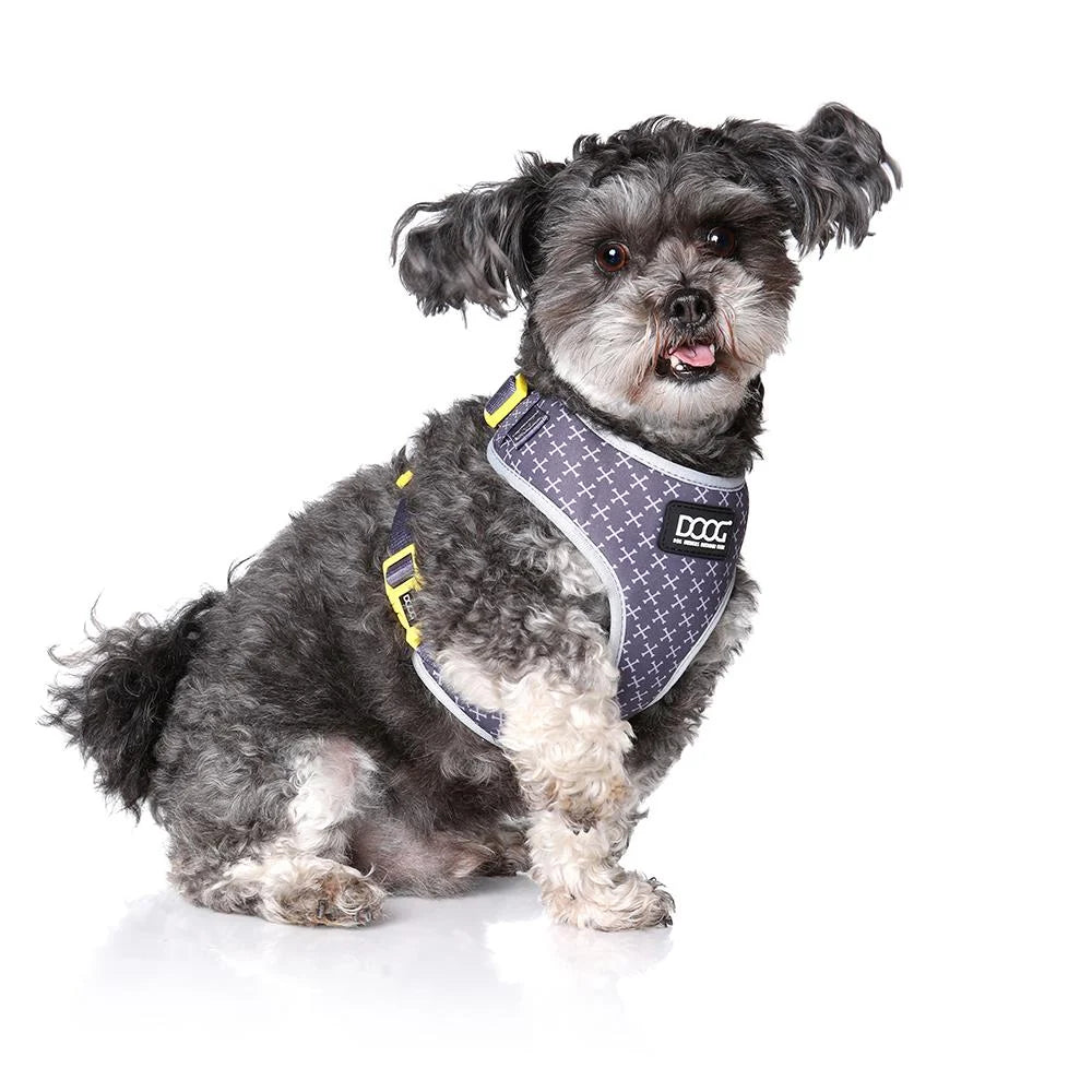 DOOG NeoFlex Harness Odie Grey Pattern