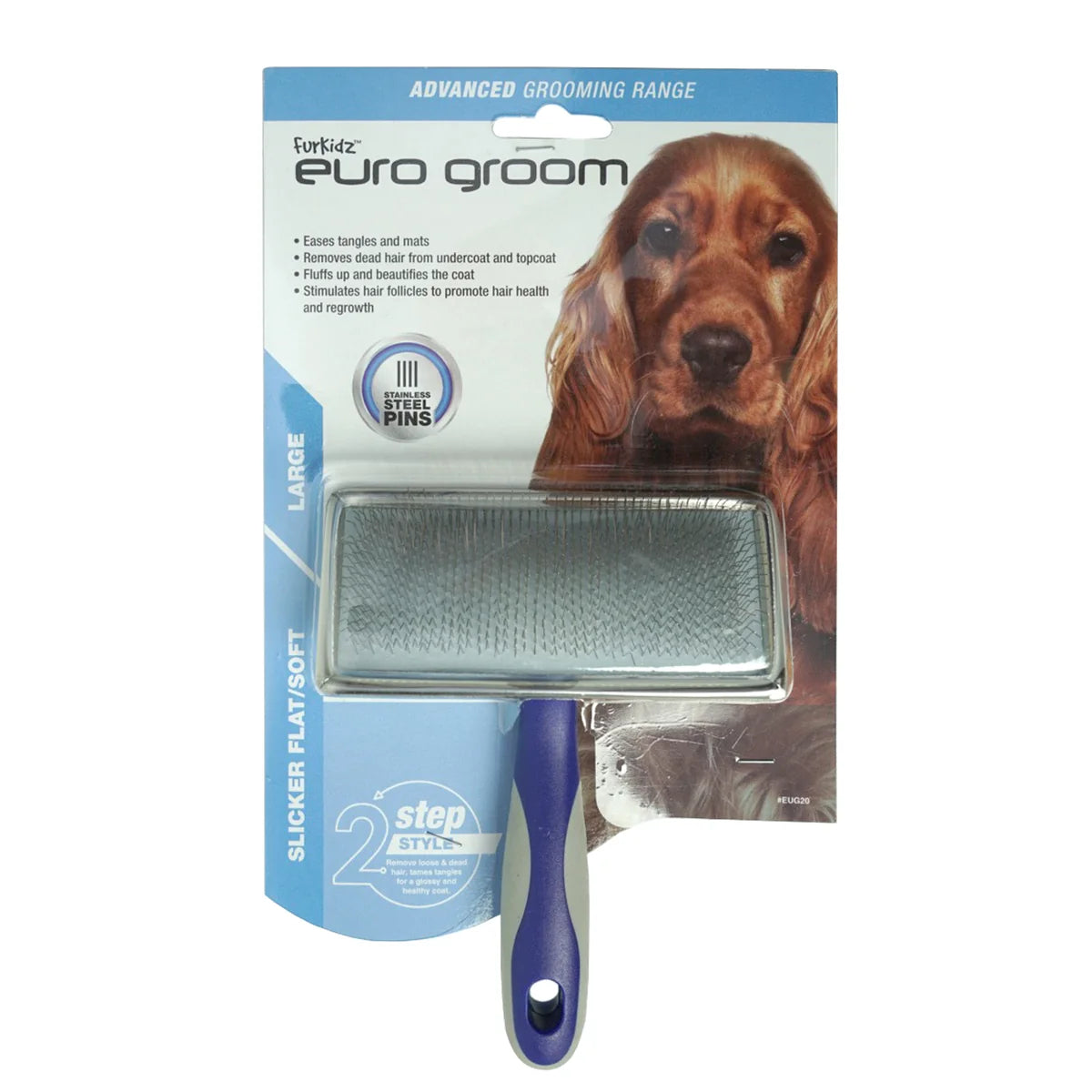 Euro Groom Slicker Brush Large Soft