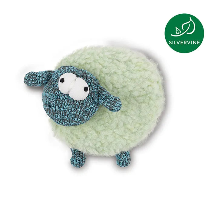Kazoo Squinty Sheep Cat Toy with Silvervine