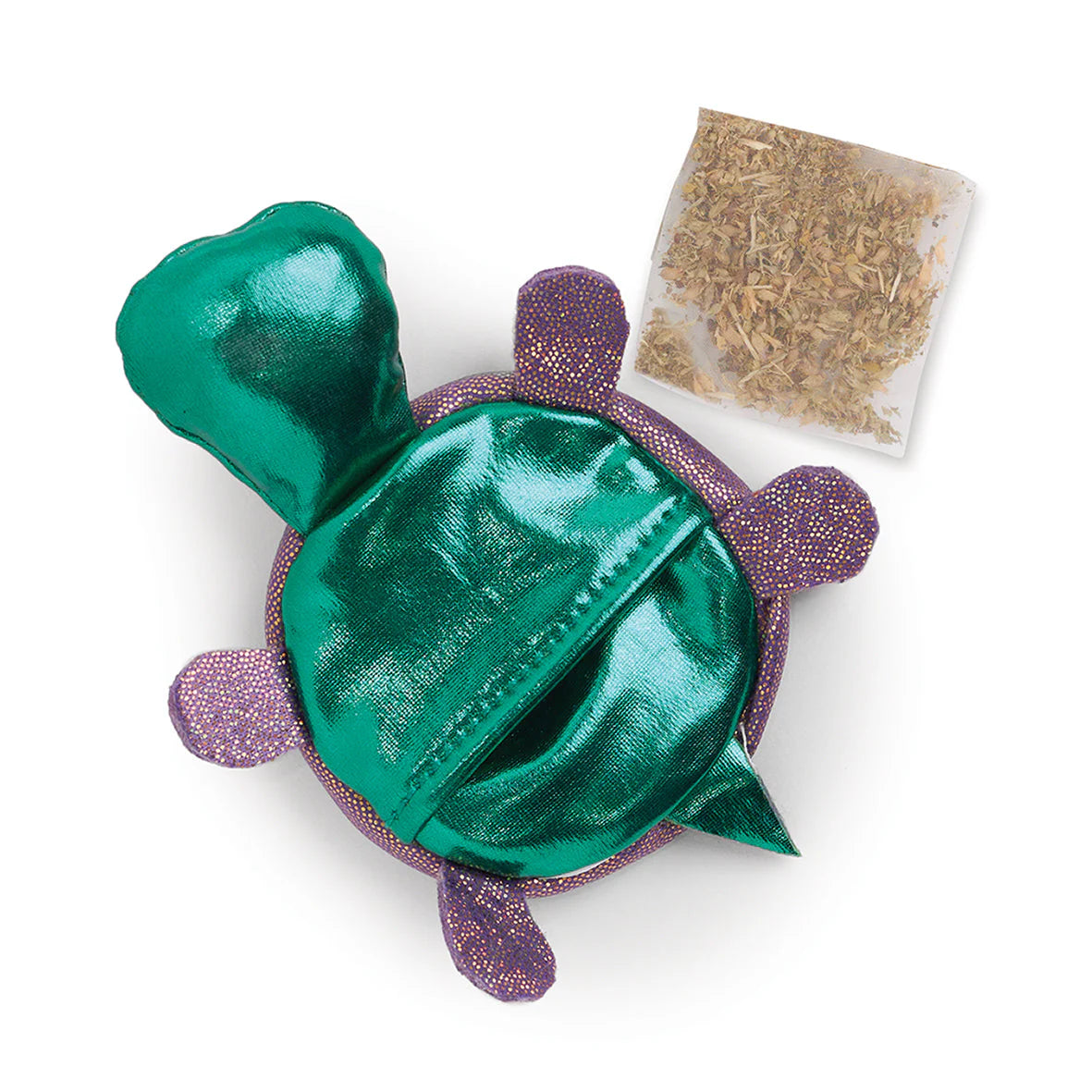 Kazoo Sea Turtle Cat Toy with Catnip