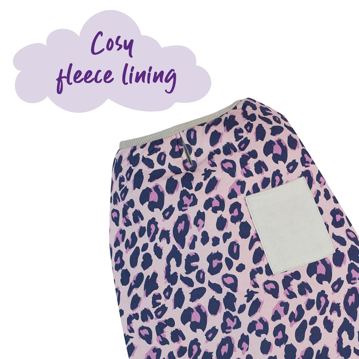 Kazoo Purple Panther Snuggie Dog Coat 46.5cm Medium