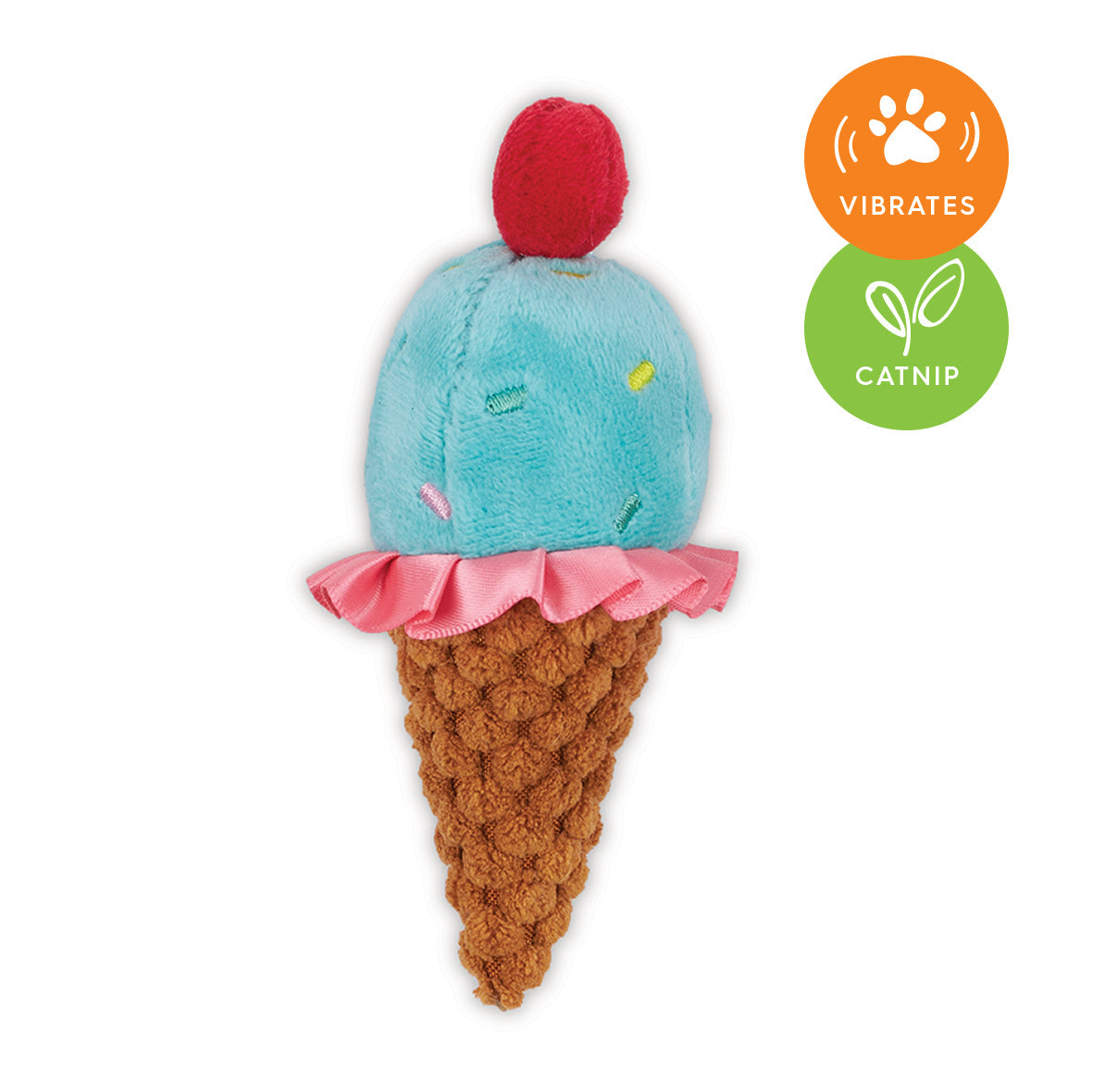 Kazoo Icecream Vibes Cat Toy w/ Catnip