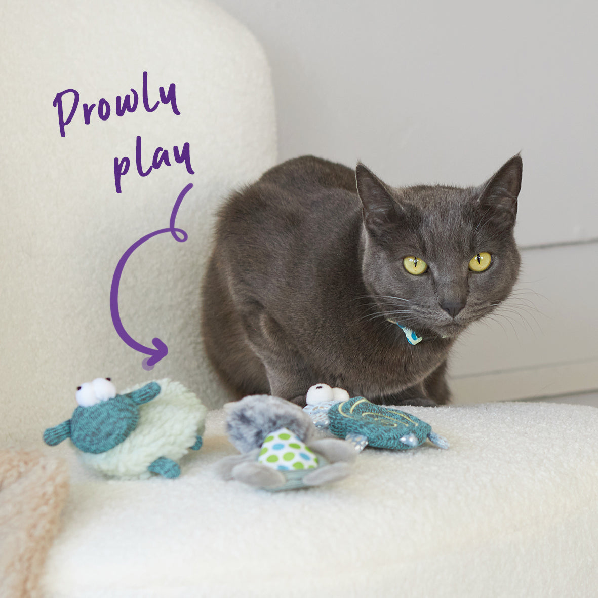 Kazoo Topsy Turtle With Catnip & Silvervine