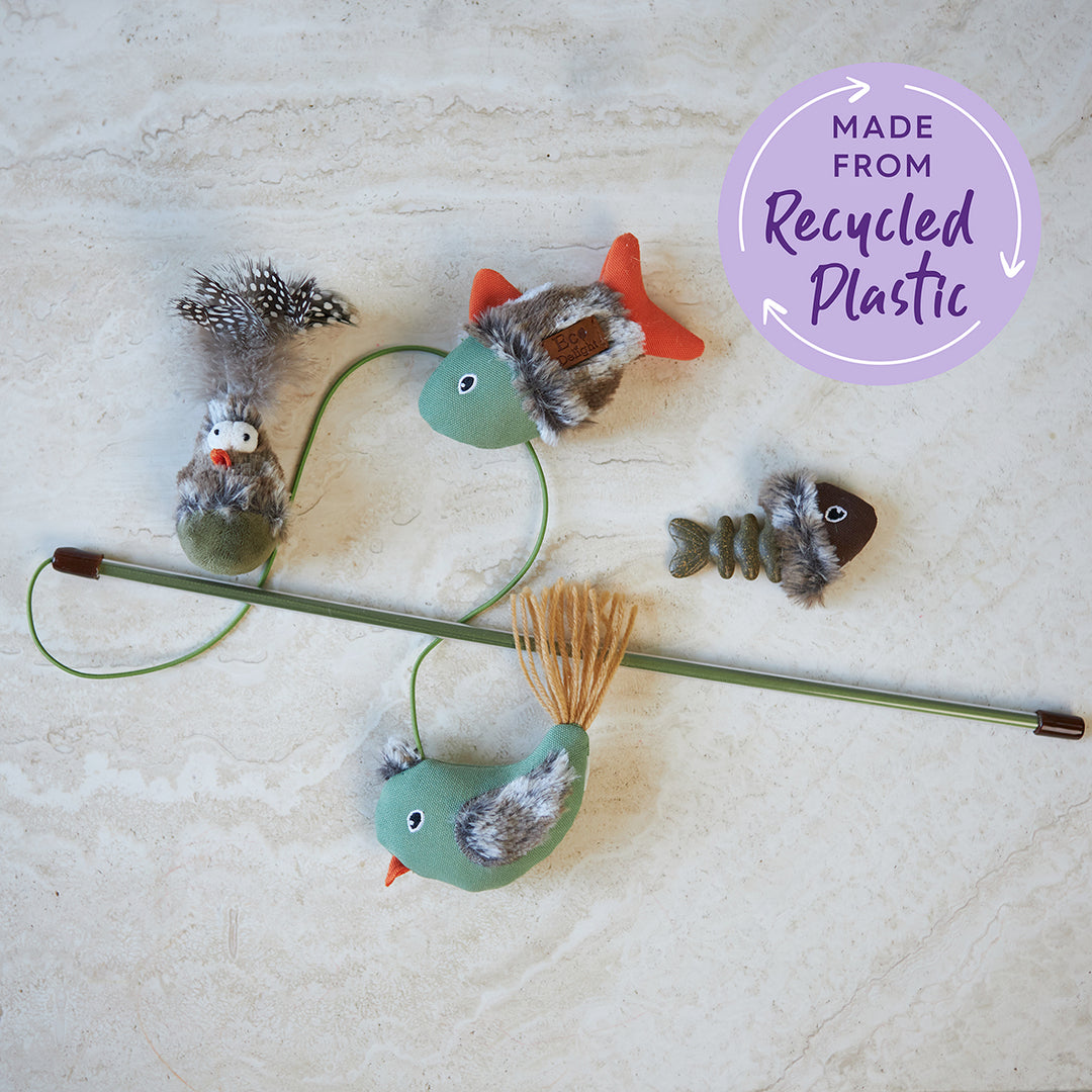 Kazoo Eco-Friendly Gone Fishing with Catnip