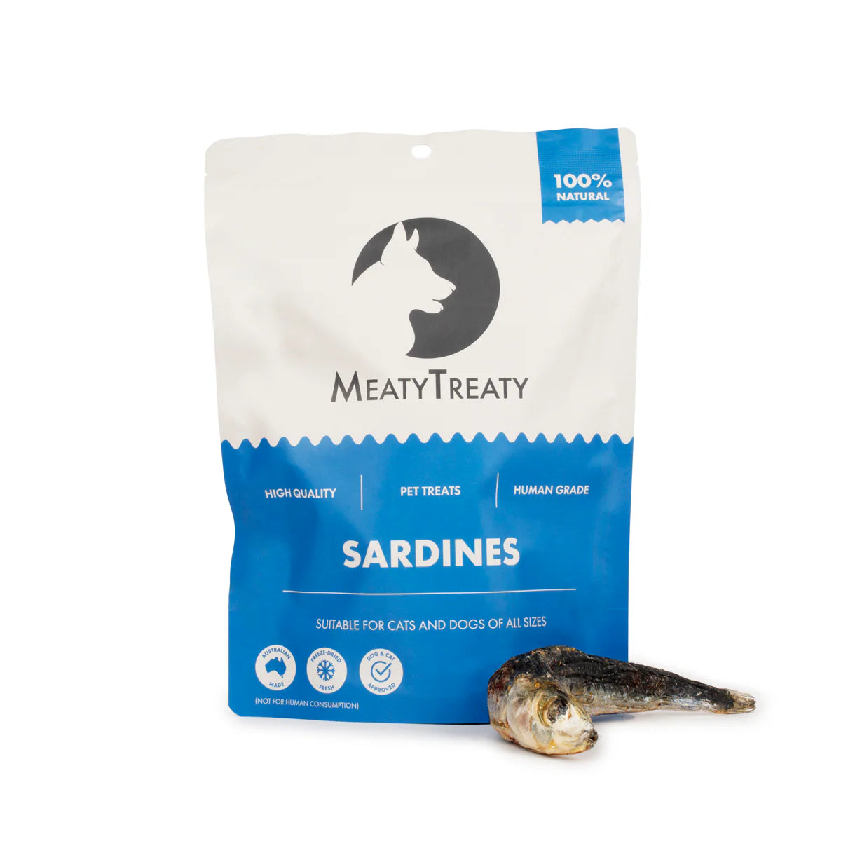MeatyTreaty ~ Whole Sardines 100g