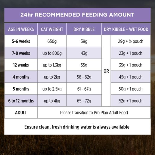 PRO PLAN Kitten Chicken Formula Dry Cat Food 400g