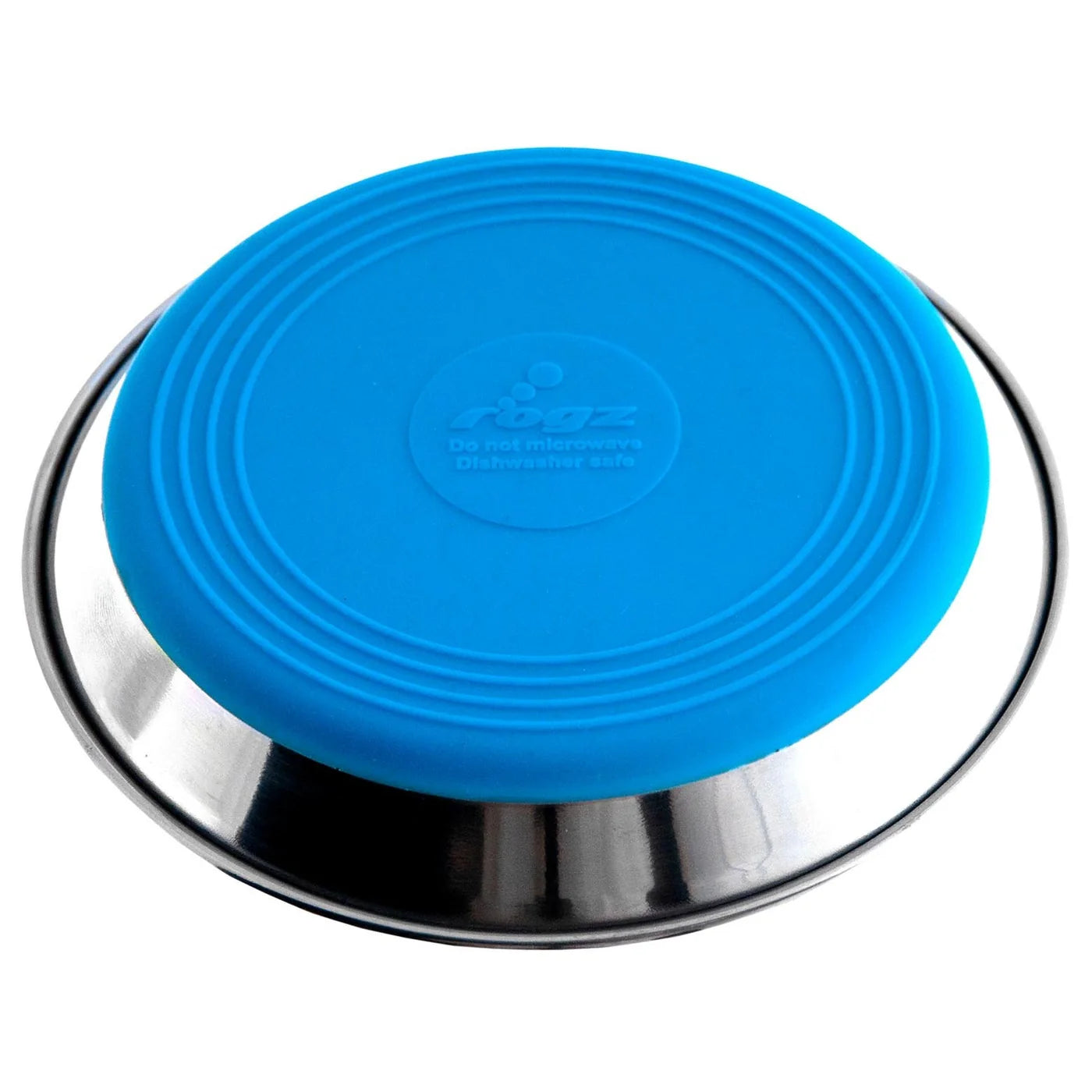 Rogz Anchovy Stainless Steel Cat Bowl Blue