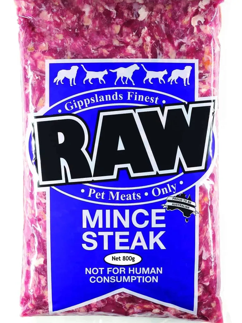 Raw Pet Meats - Mince Steak 800g
