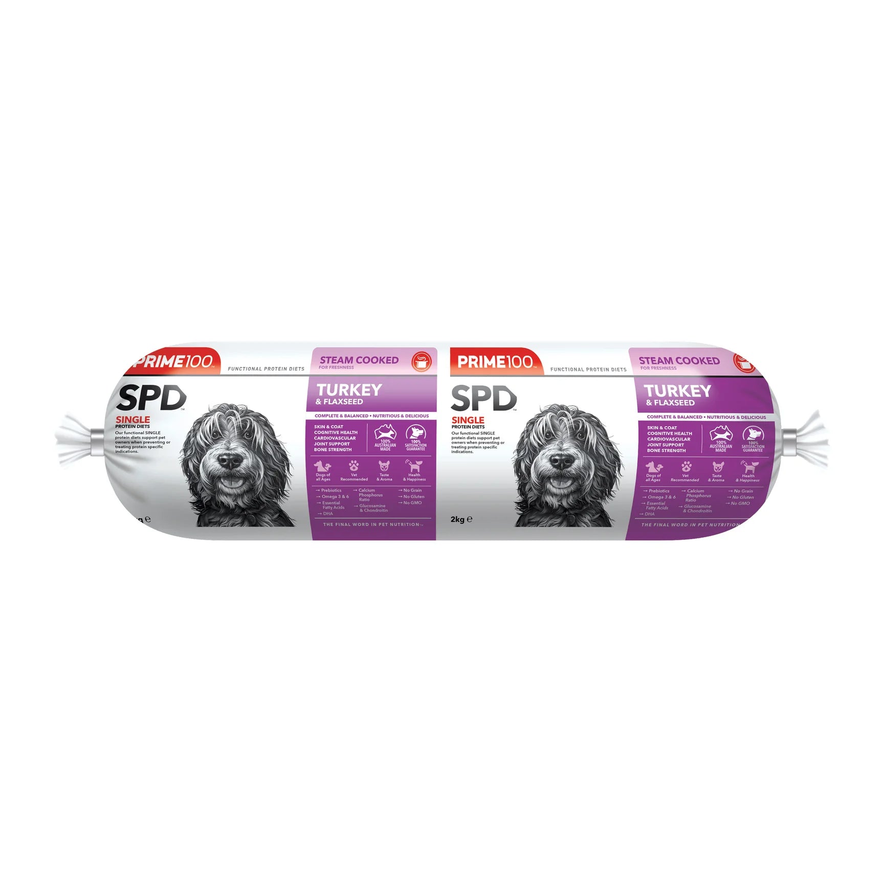 SPD Prime100 Turkey & Flaxseed 2kg