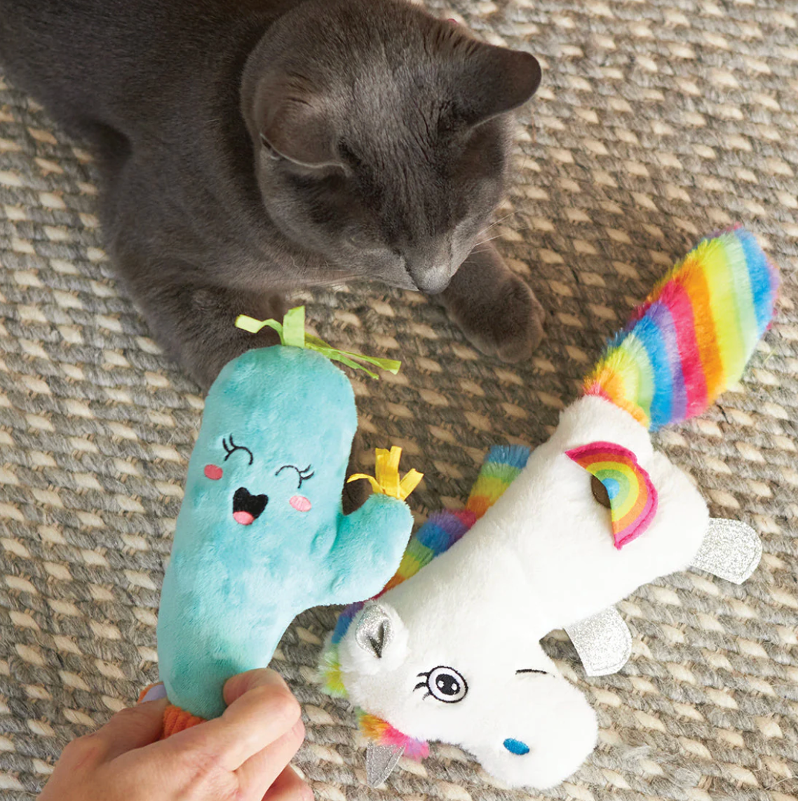 Kazoo Cute Cactus Kicker Cat Toy