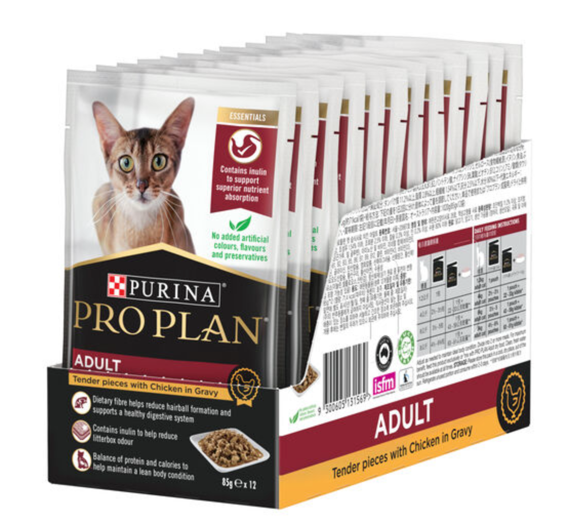 PRO PLAN Adult Chicken in Gravy Wet Cat Food