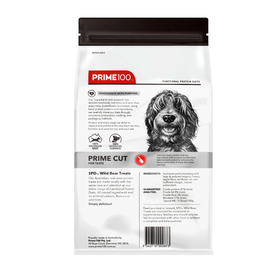 SPD™ Prime Cut Wild Boar Treats 100g