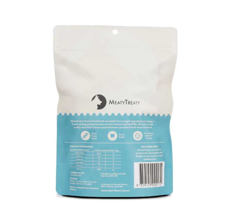 Meaty Treaty - Crocodile Meat 50g