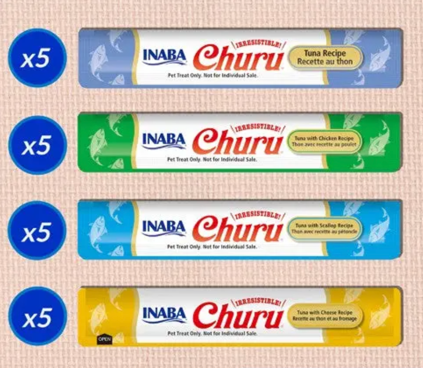 Churu Puree Tuna Variety Box Cat Treats