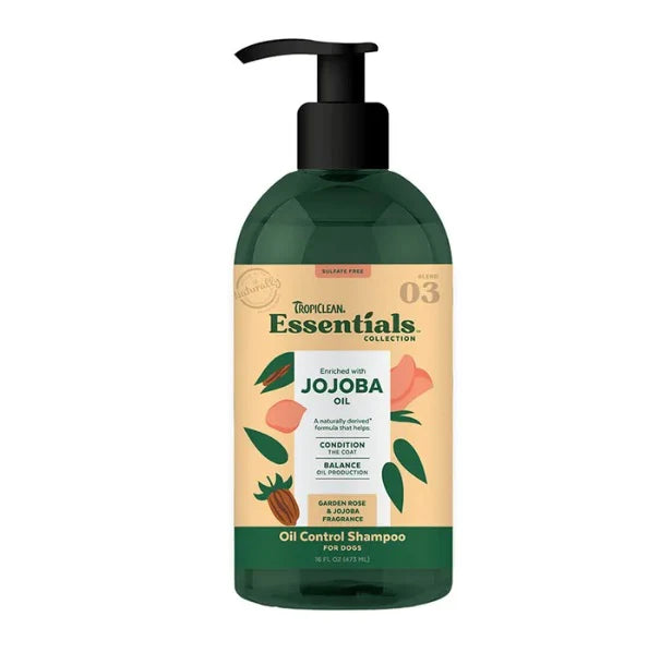 TropiClean Essentials Jojoba Oil Shampoo