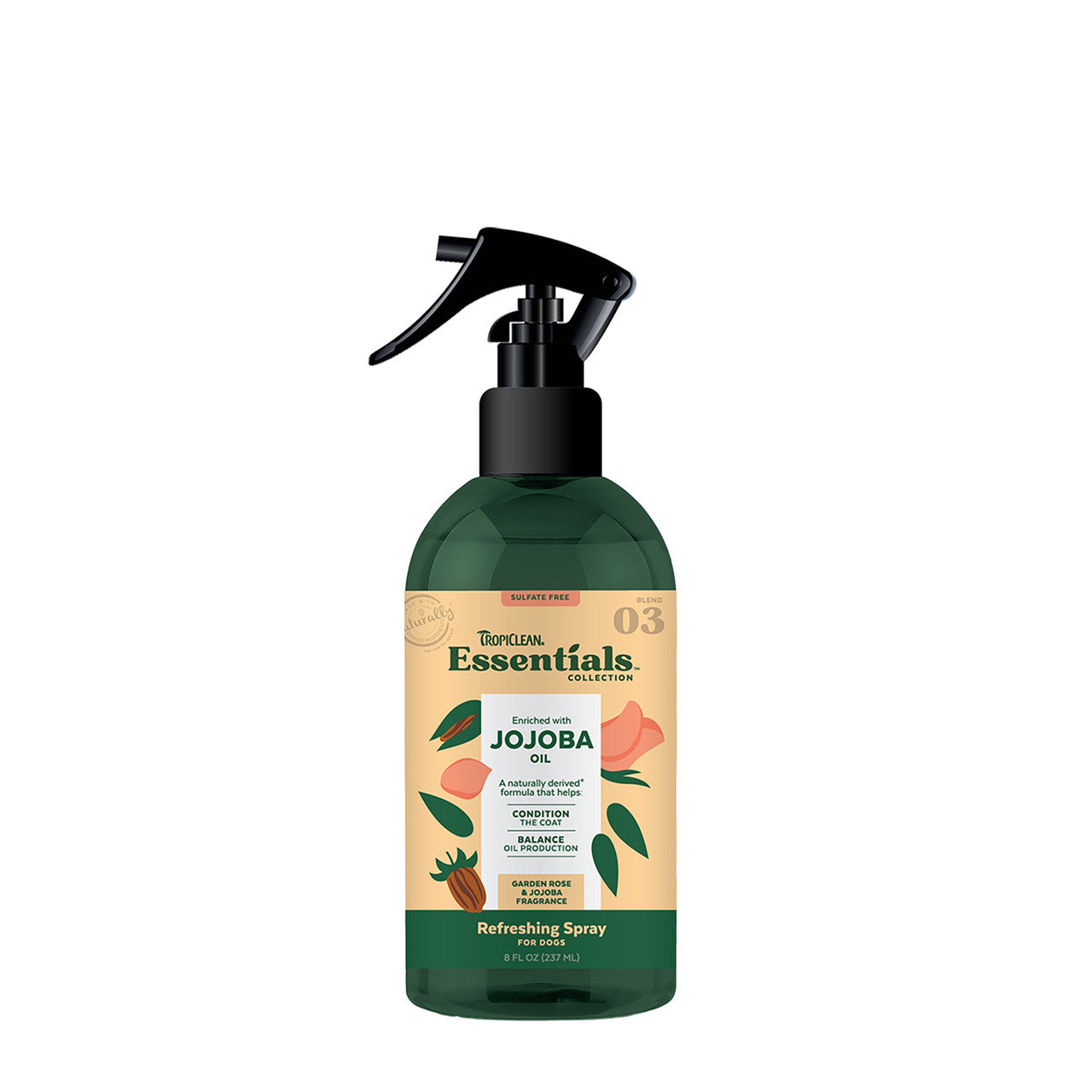 TropiClean Essentials Jojoba Oil Refreshing Spray