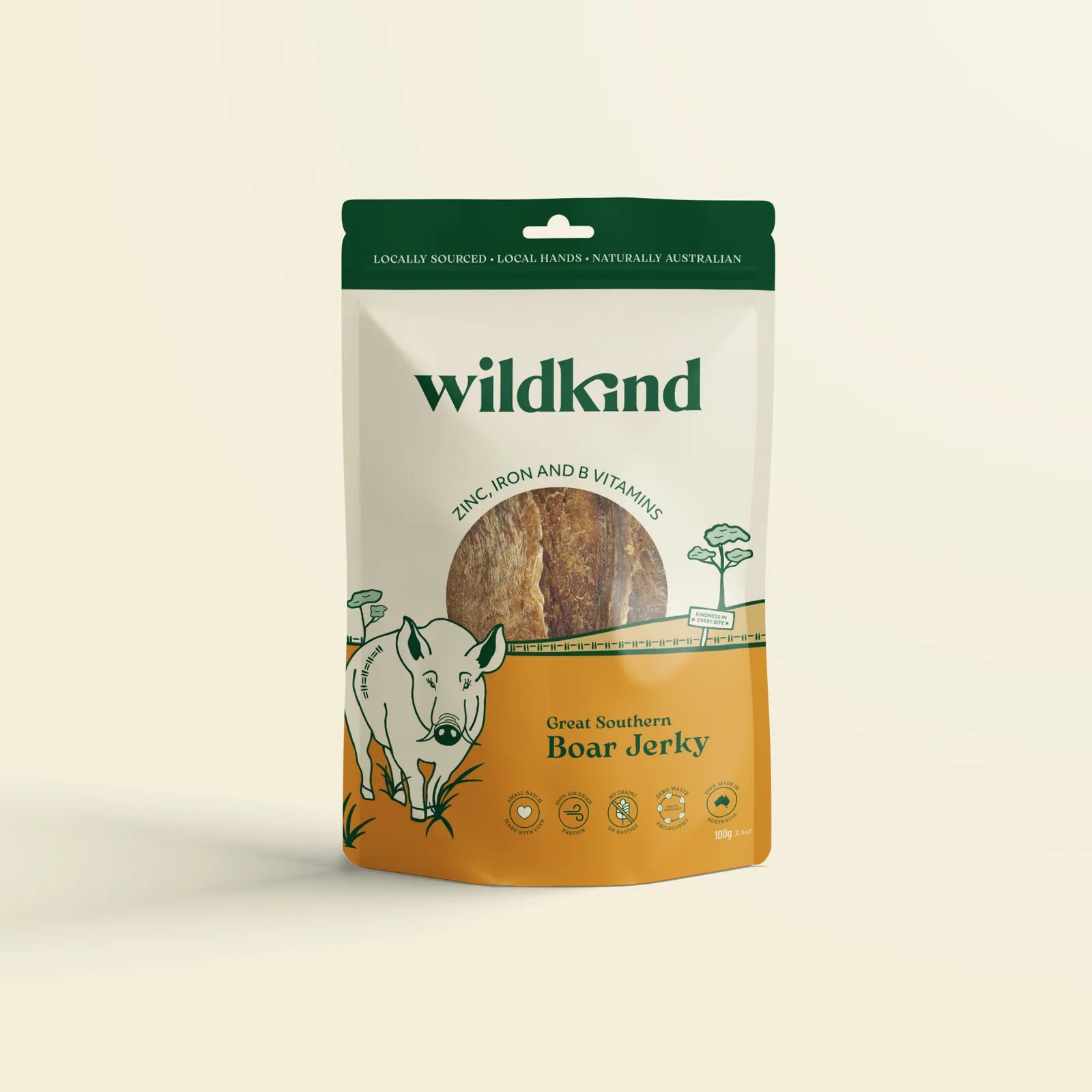 Wildkind Great Southern Boar Jerky 100g
