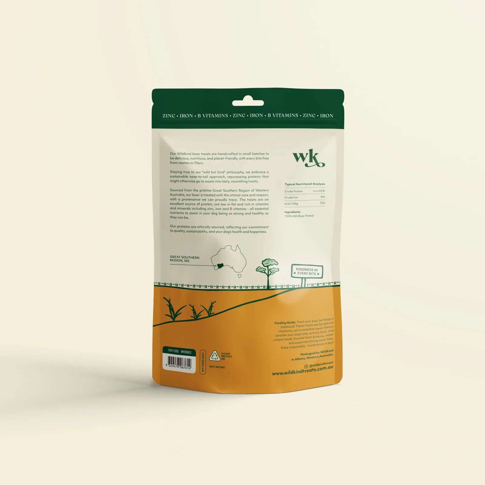 Wildkind Great Southern Boar Jerky 100g