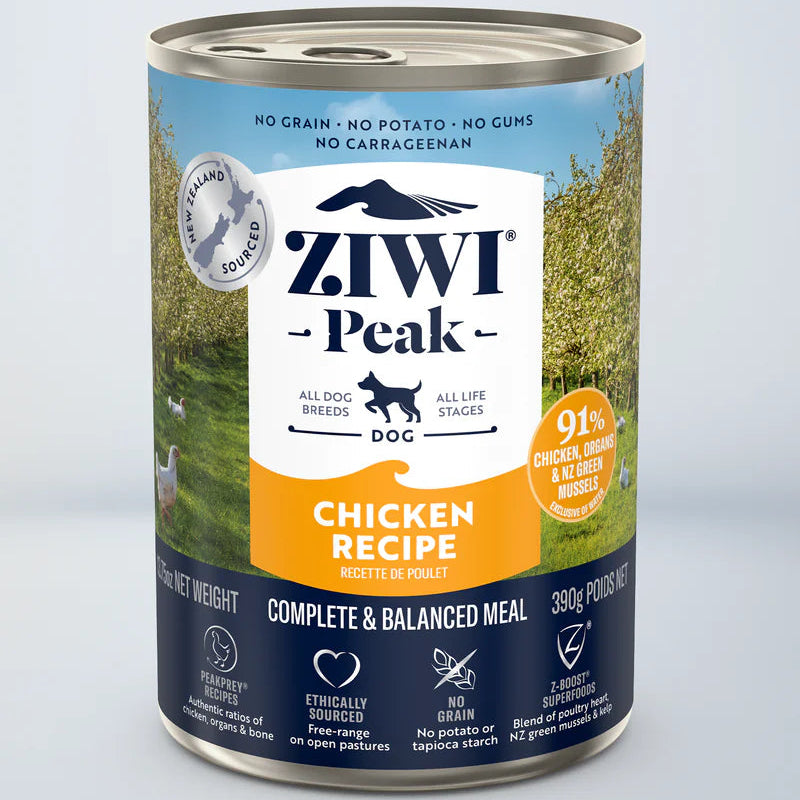 ZIWI Chicken Recipe - Wet Dog Food 390g