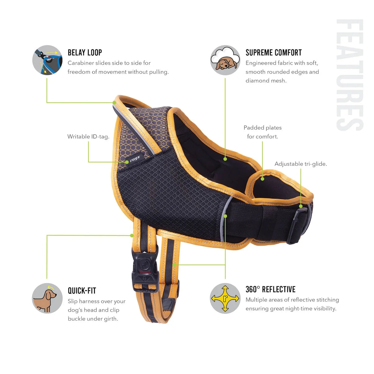 Rogz Airtech Sport Harness