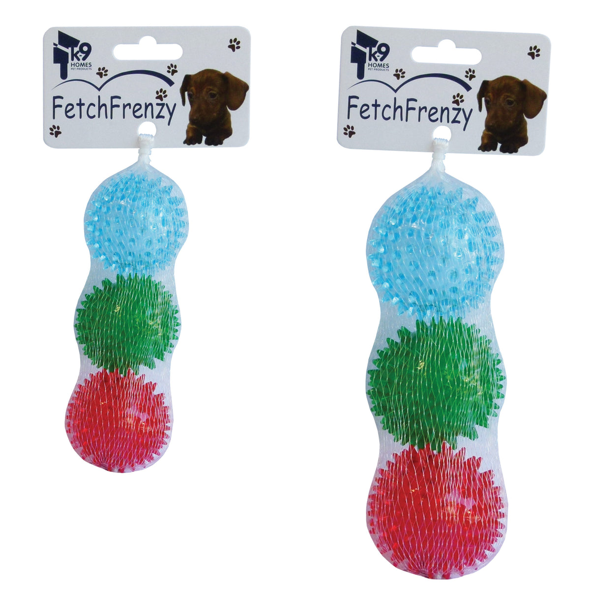 K9 Homes Spikey Squeaky Balls