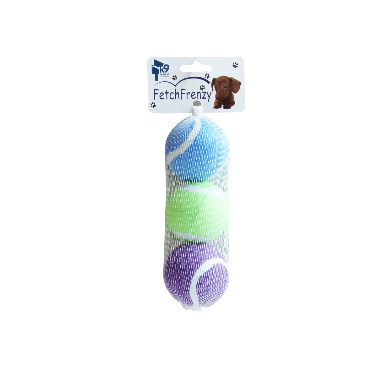 K9 Homes 3 Pack Tennis Balls 6.5cm
