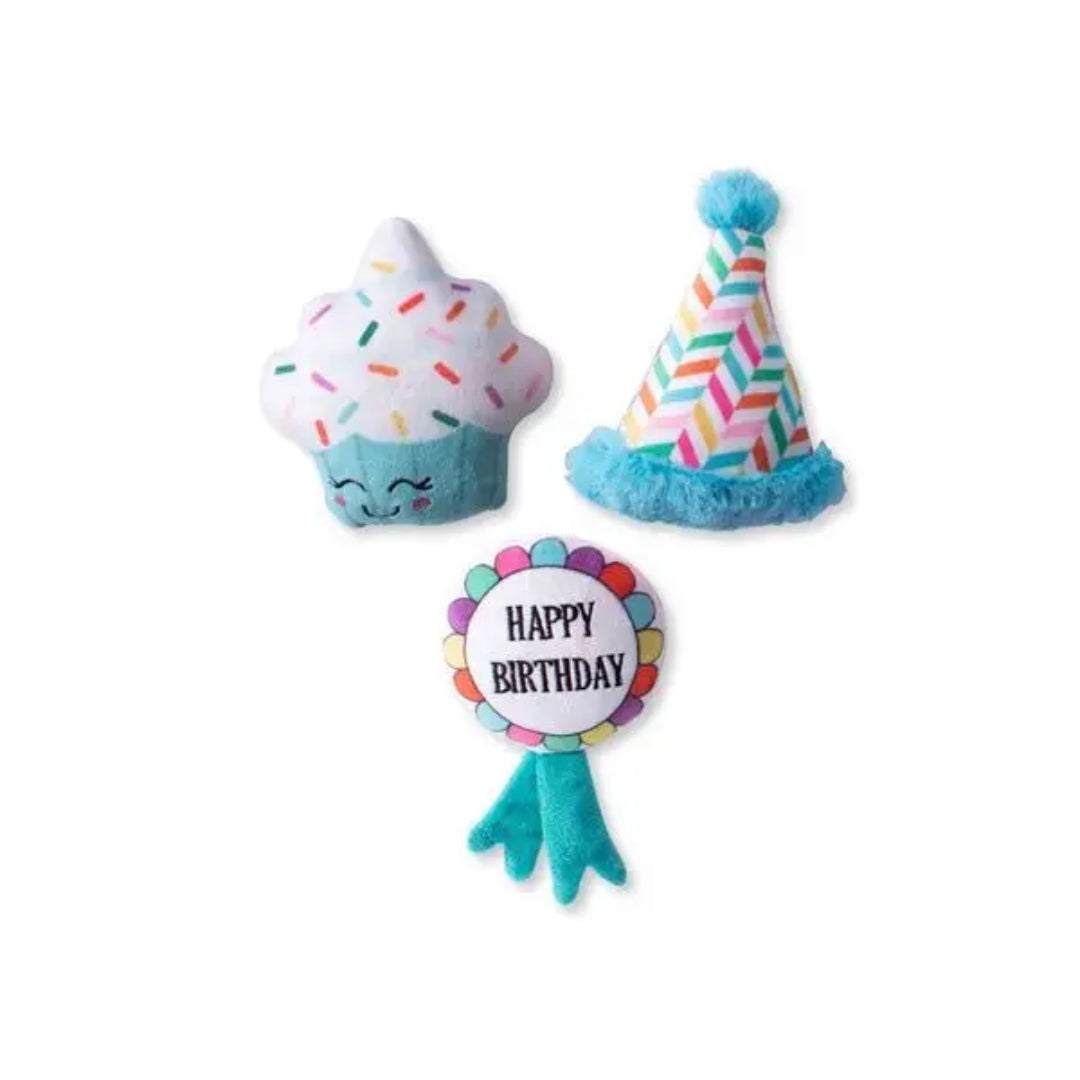 Fringe Studio Happy Bark Day 3pc Dog Toy