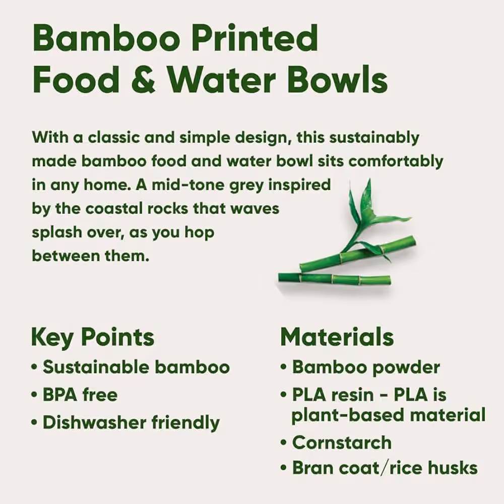 Beco Bamboo Pet Bowl Large