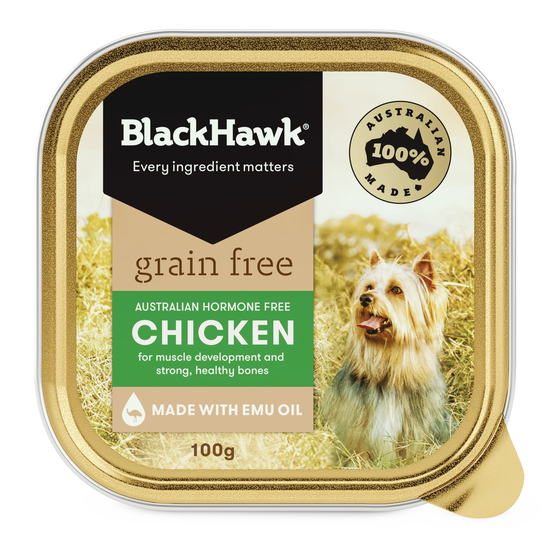 Blackhawk Grain Free Wet Dog Food Chicken 100g