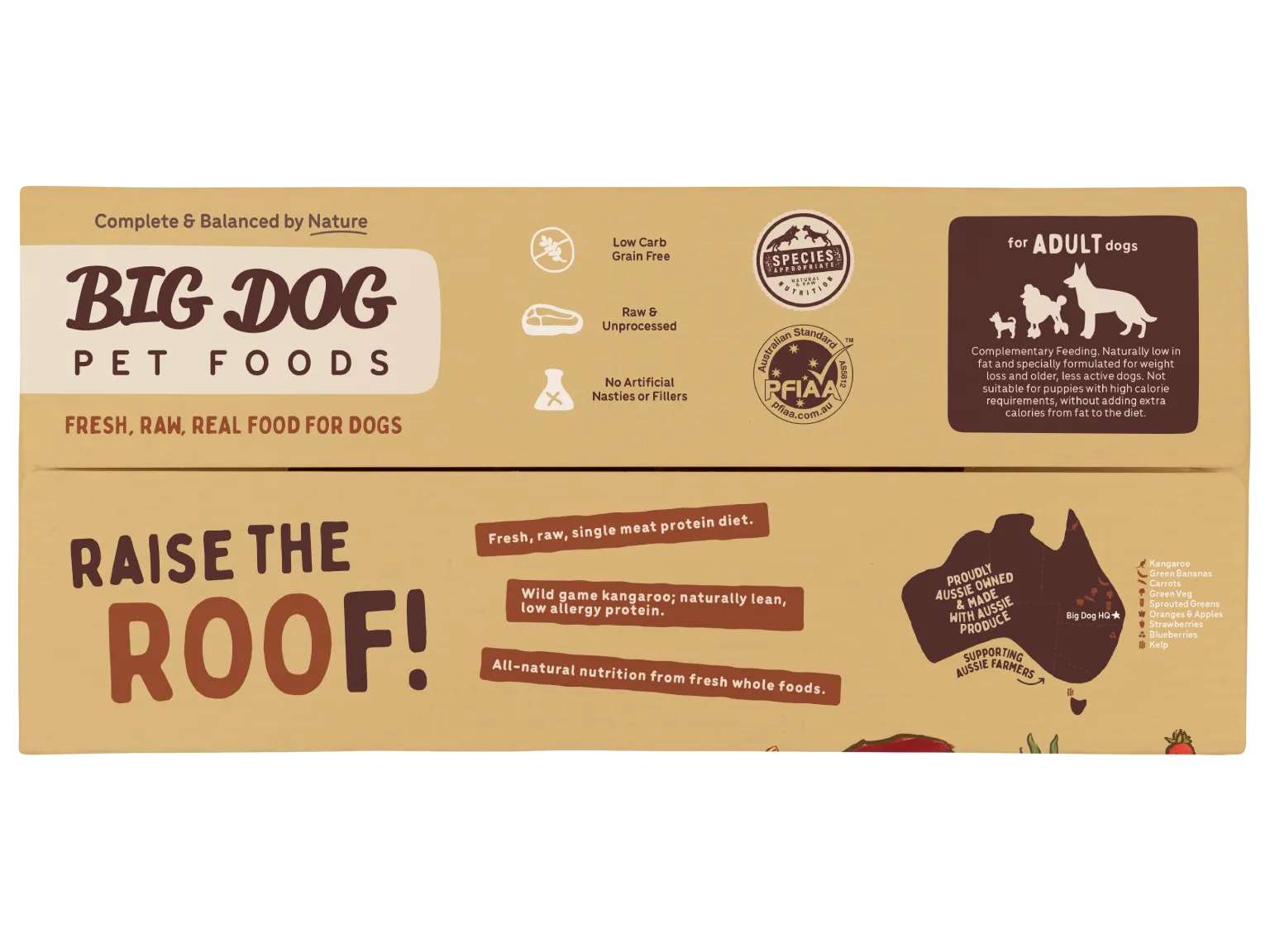 Big Dog Raw Dog Food - Kanga