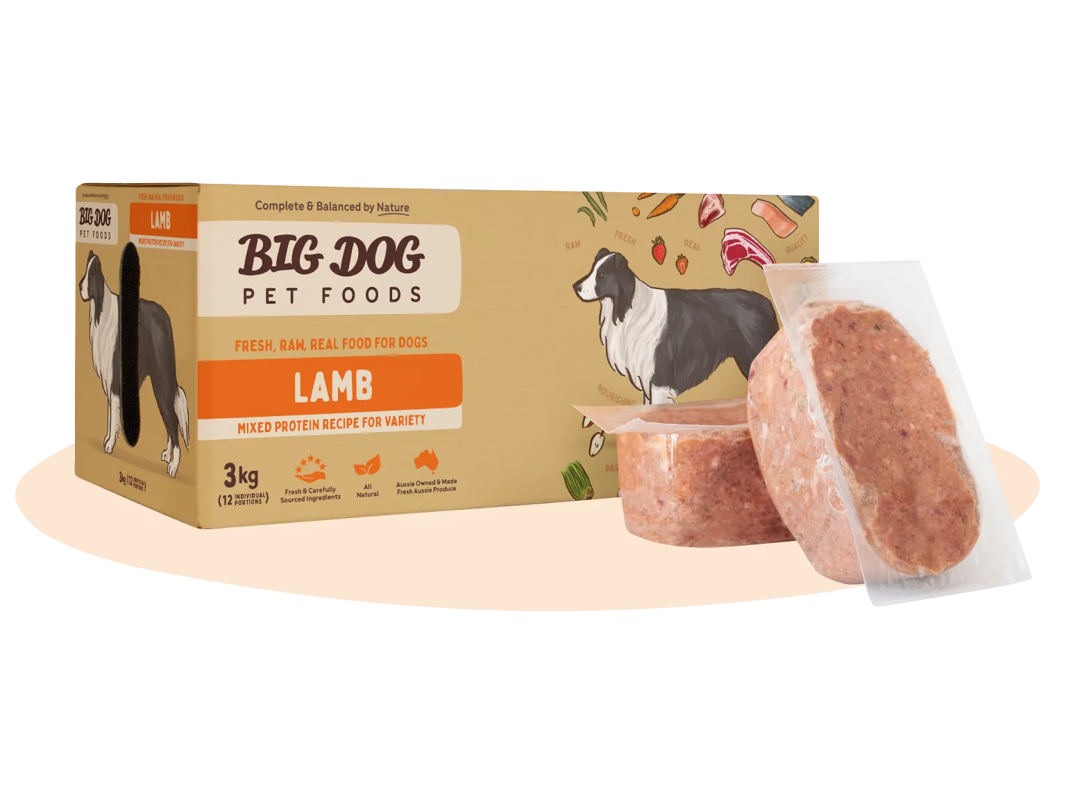 Big Dog Raw Dog Food - Lamb
