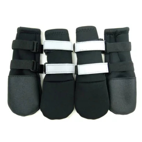 Zees Waterproof Dog Boots Black