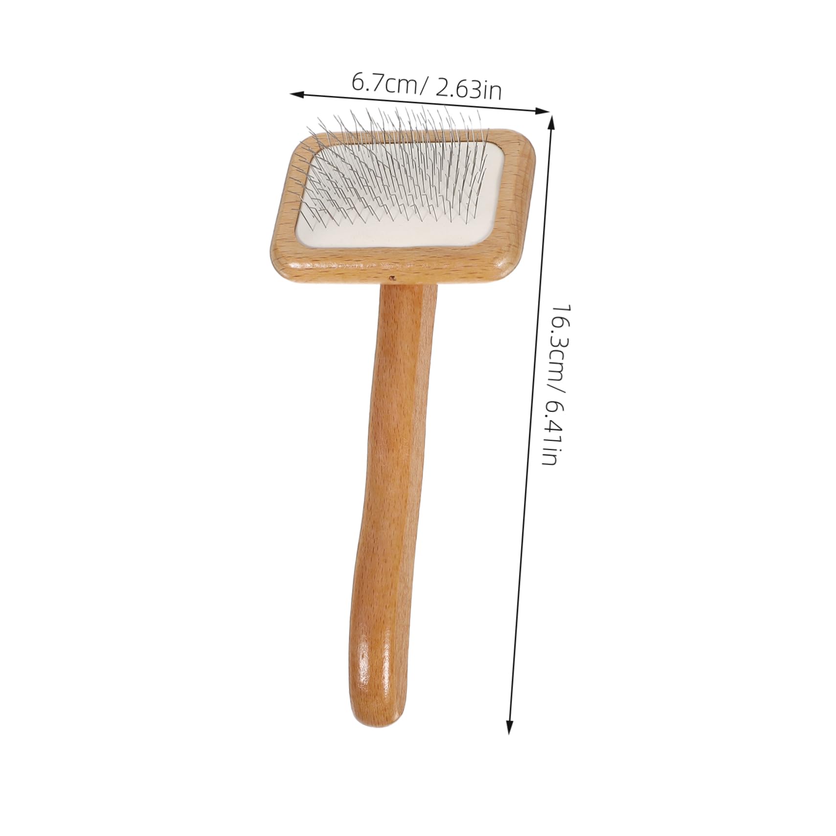 Fine Pet Wooden Slicker Brush