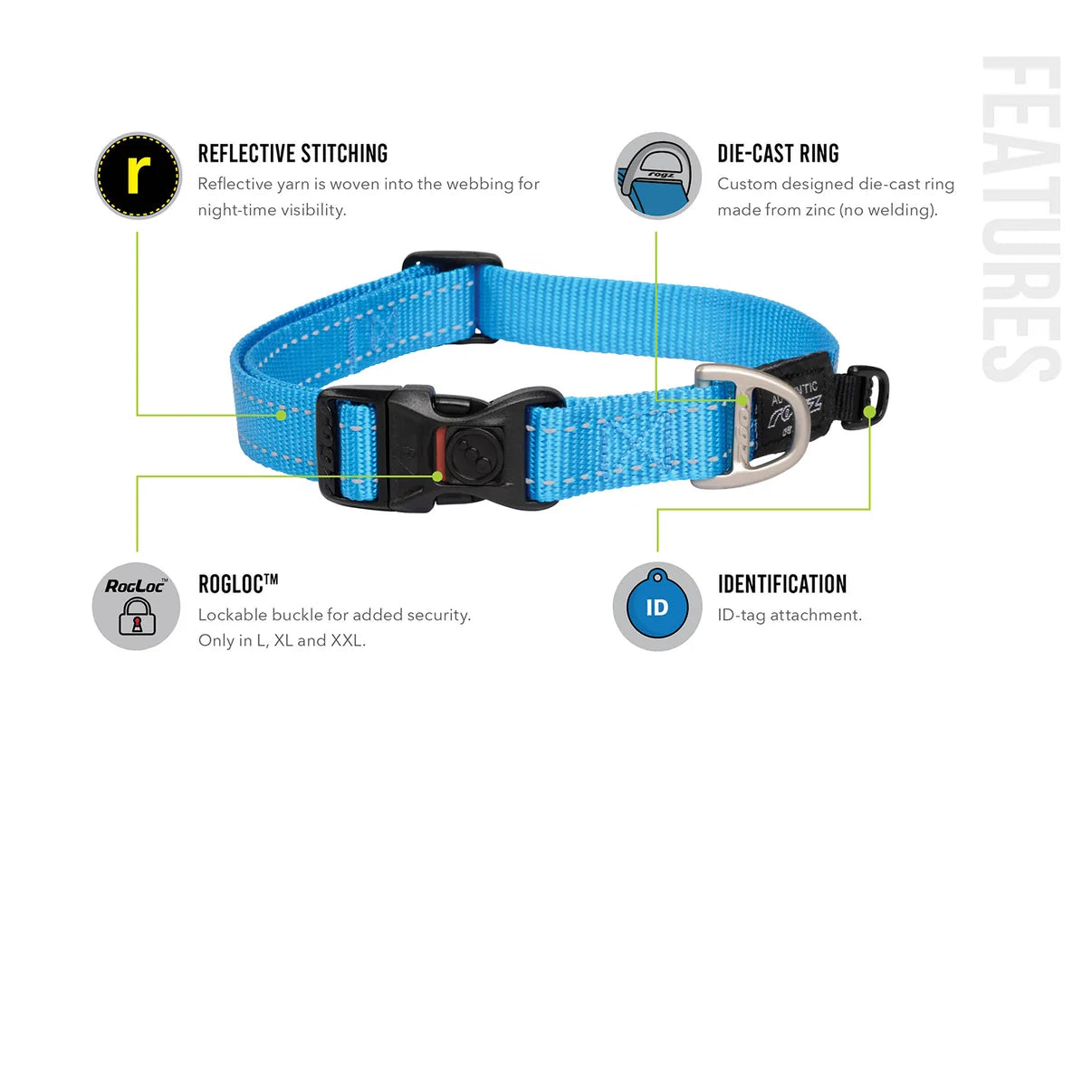 Rogz Classic Utility Collar
