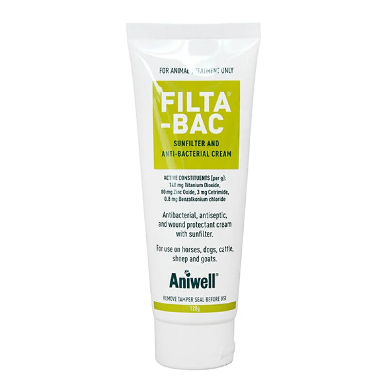 Filta-Bac Sunfilter and Antibacterial Cream 120g