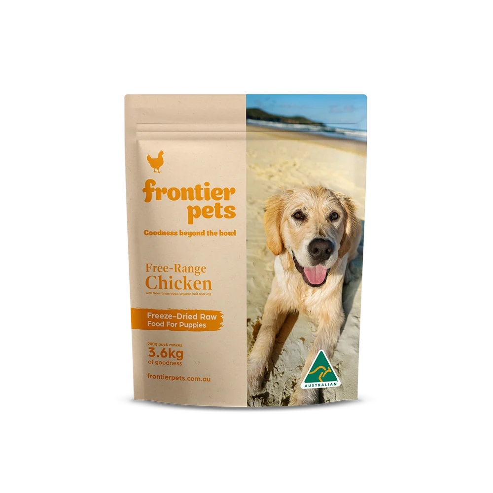 Frontier Pets Free-Range Chicken | Raw Freeze-Dried Puppy Food