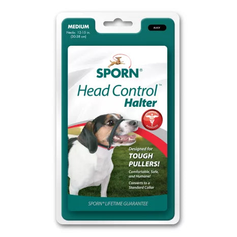 Sporn Head Control Halter Black