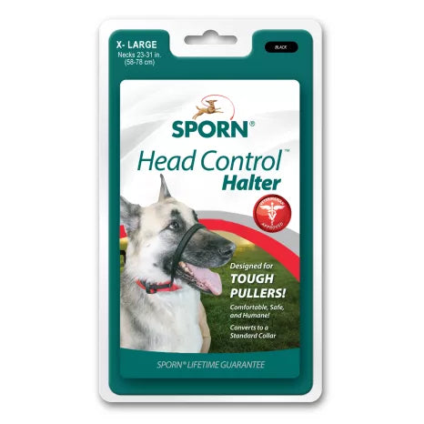 Sporn Head Control Halter Black