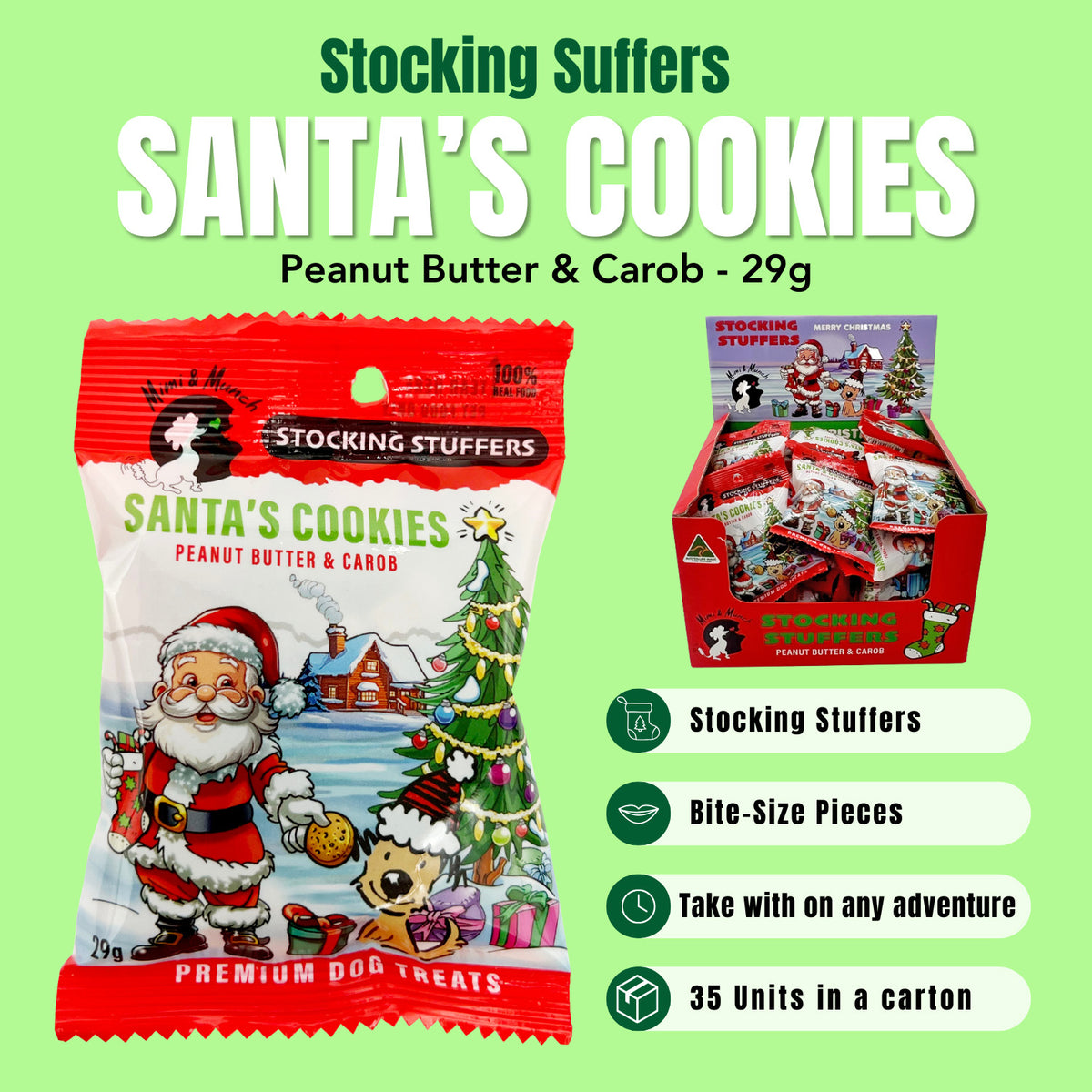 Christmas Stocking Stuffer Cookies 25g