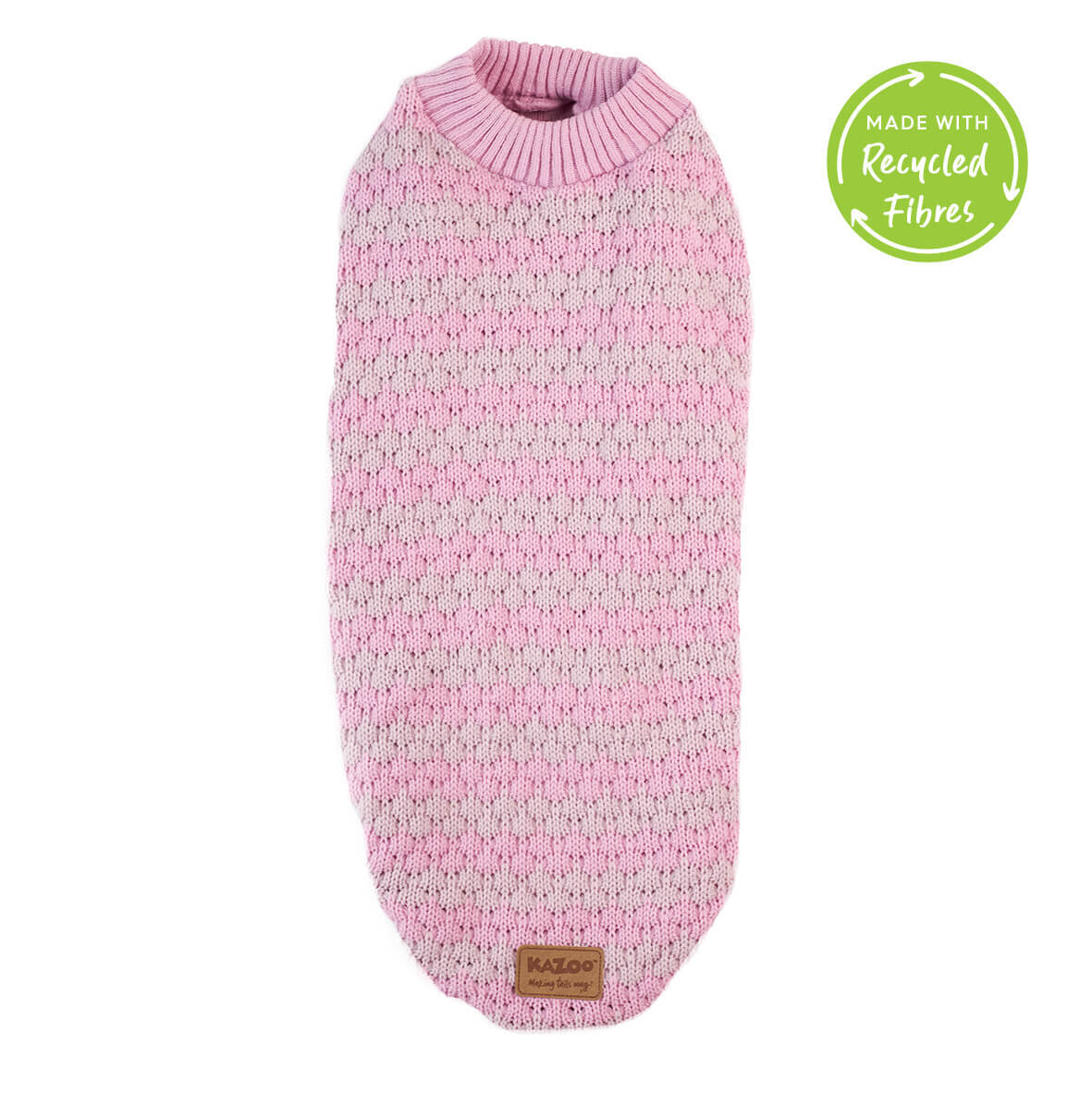 Kazoo Knitted Pink Posy Jumper XS 33.5cm