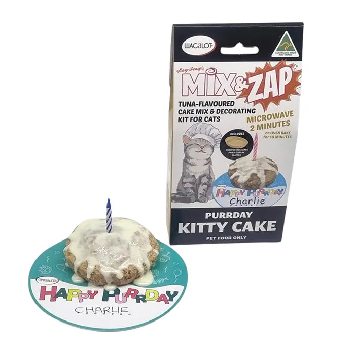 Wagalot Mix & Zap Cat Cake Kit Cat Treat