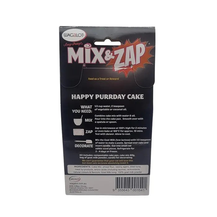 Wagalot Mix & Zap Cat Cake Kit Cat Treat