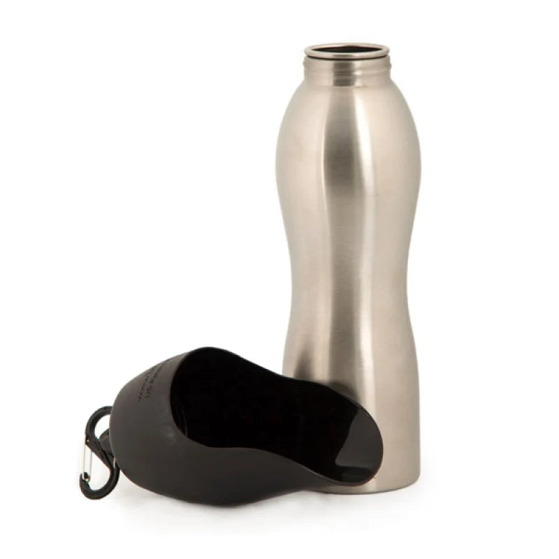 KONG H2O Stainless Travel Dog Water Bowl
