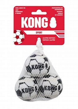 Kong Limited Edition Sport Soccer Balls 3pk