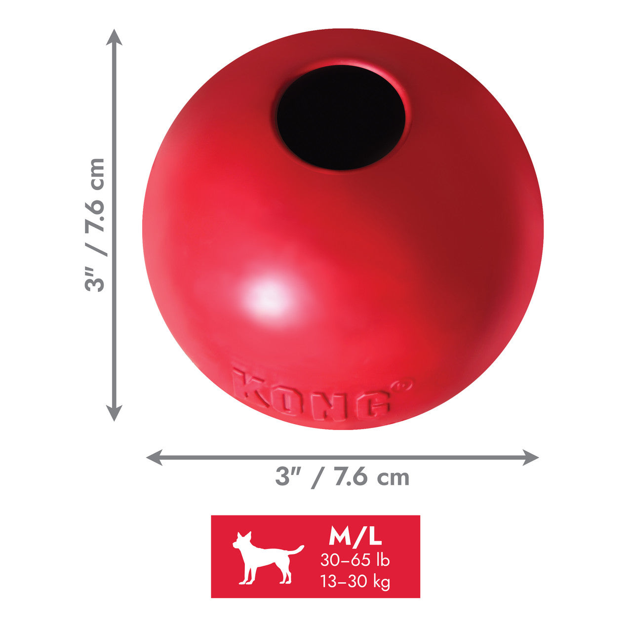 Kong Ball Assorted Sizes