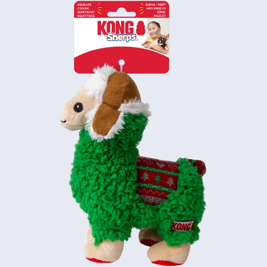 KONG Sherps Holiday Llama Medium